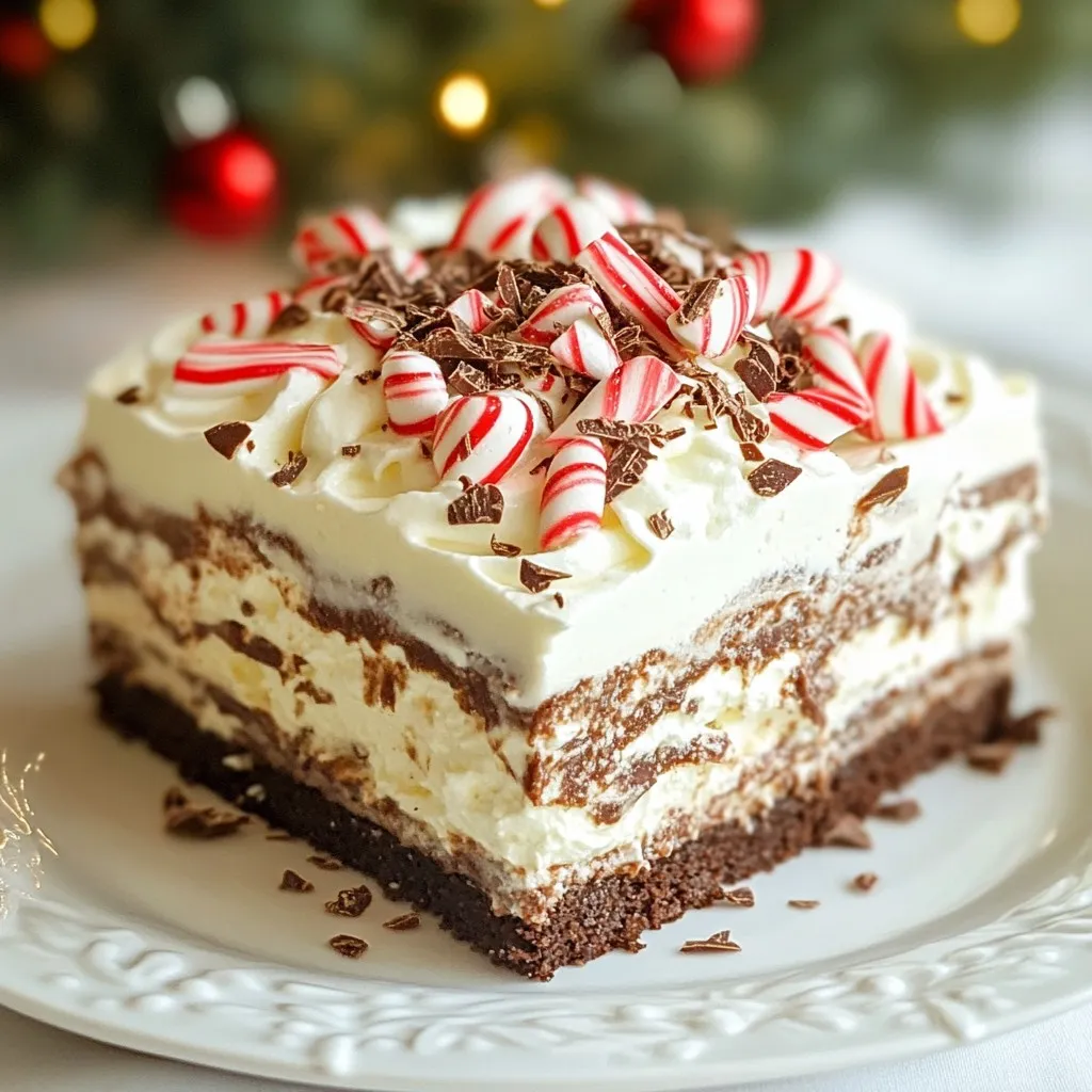 Peppermint Chocolate Icebox Cake Easy Chilled Delight