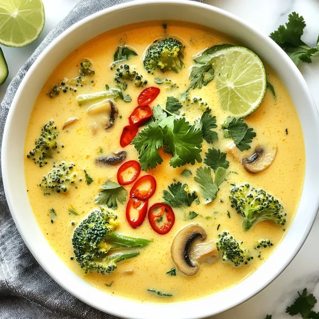 Spicy Thai Coconut Soup Flavorful and Simple Recipe