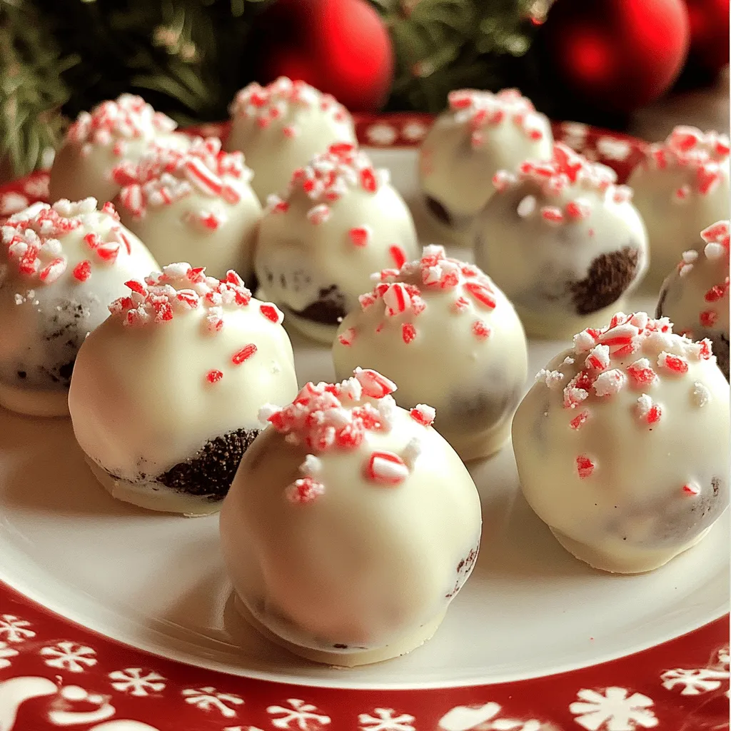 No-Bake Peppermint Oreo Truffles Easy Holiday Treat