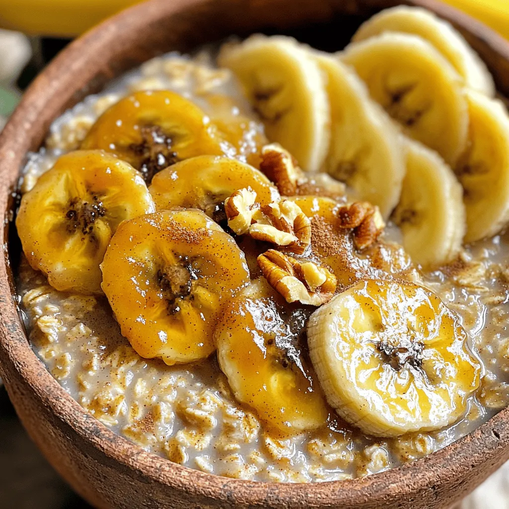 Caramelized Banana Oatmeal Delightful and Easy Recipe