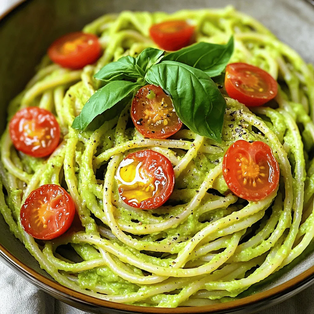 Creamy Avocado Pasta Simple and Tasty Recipe