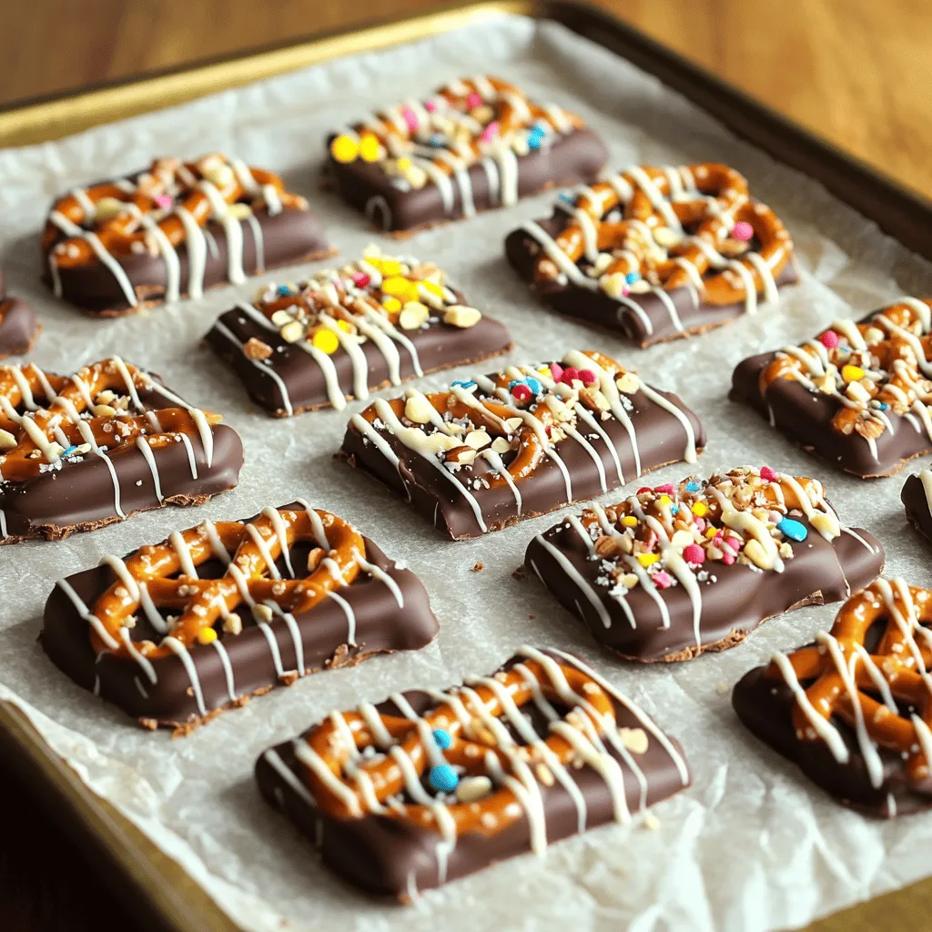 Chocolate Covered Pretzel Bark Sweet and Simple Treat