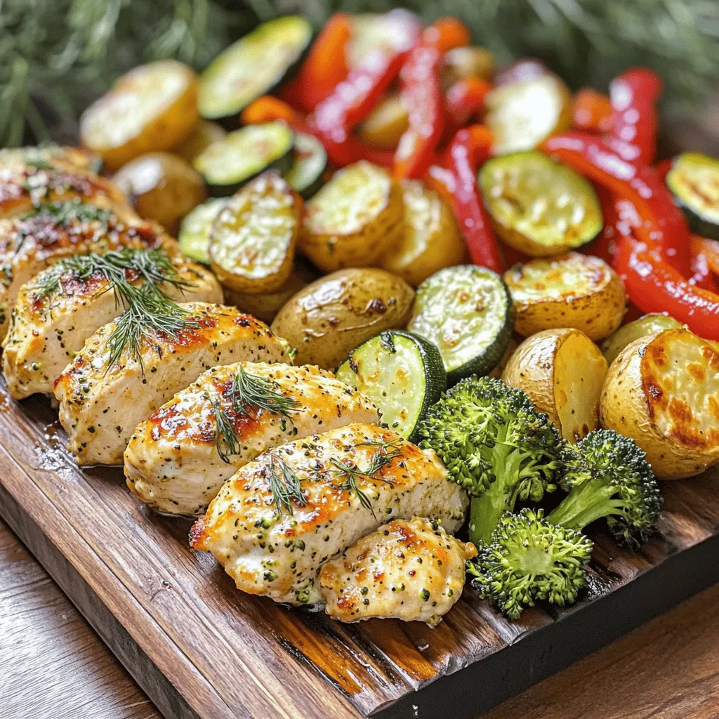 Pickle Ranch Chicken and Roasted Veggies Delight
