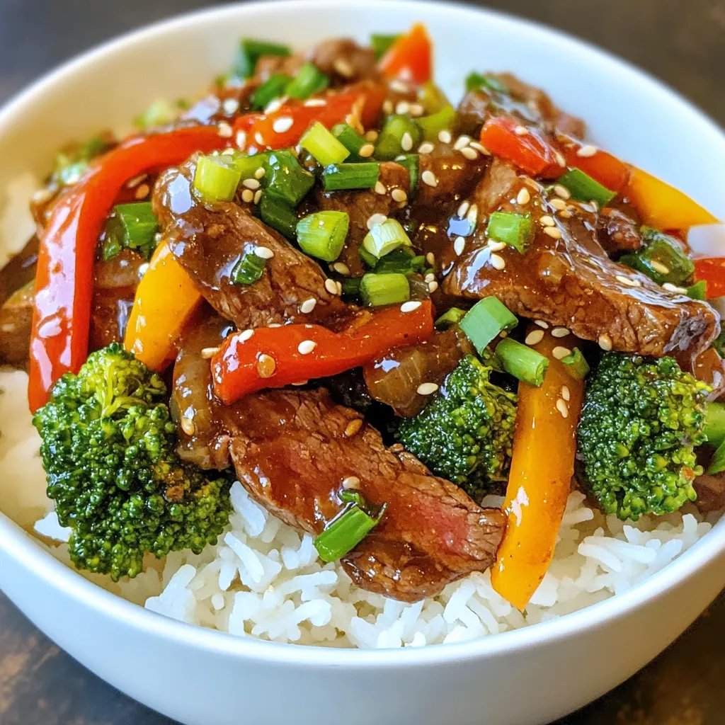 Sesame Garlic Beef Stir Fry Easy and Flavorful Recipe