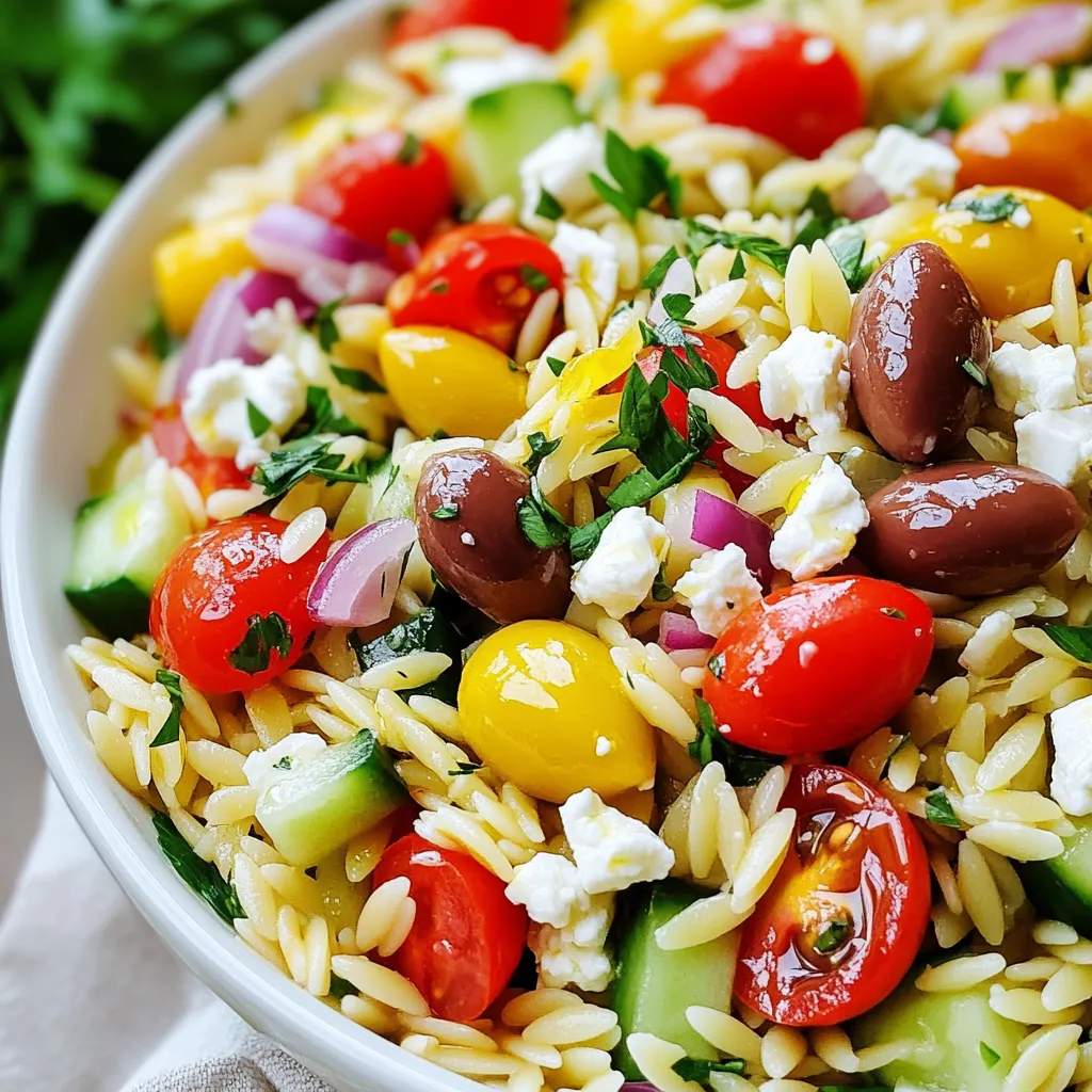 Greek Orzo Salad Fresh and Flavorful Recipe Guide