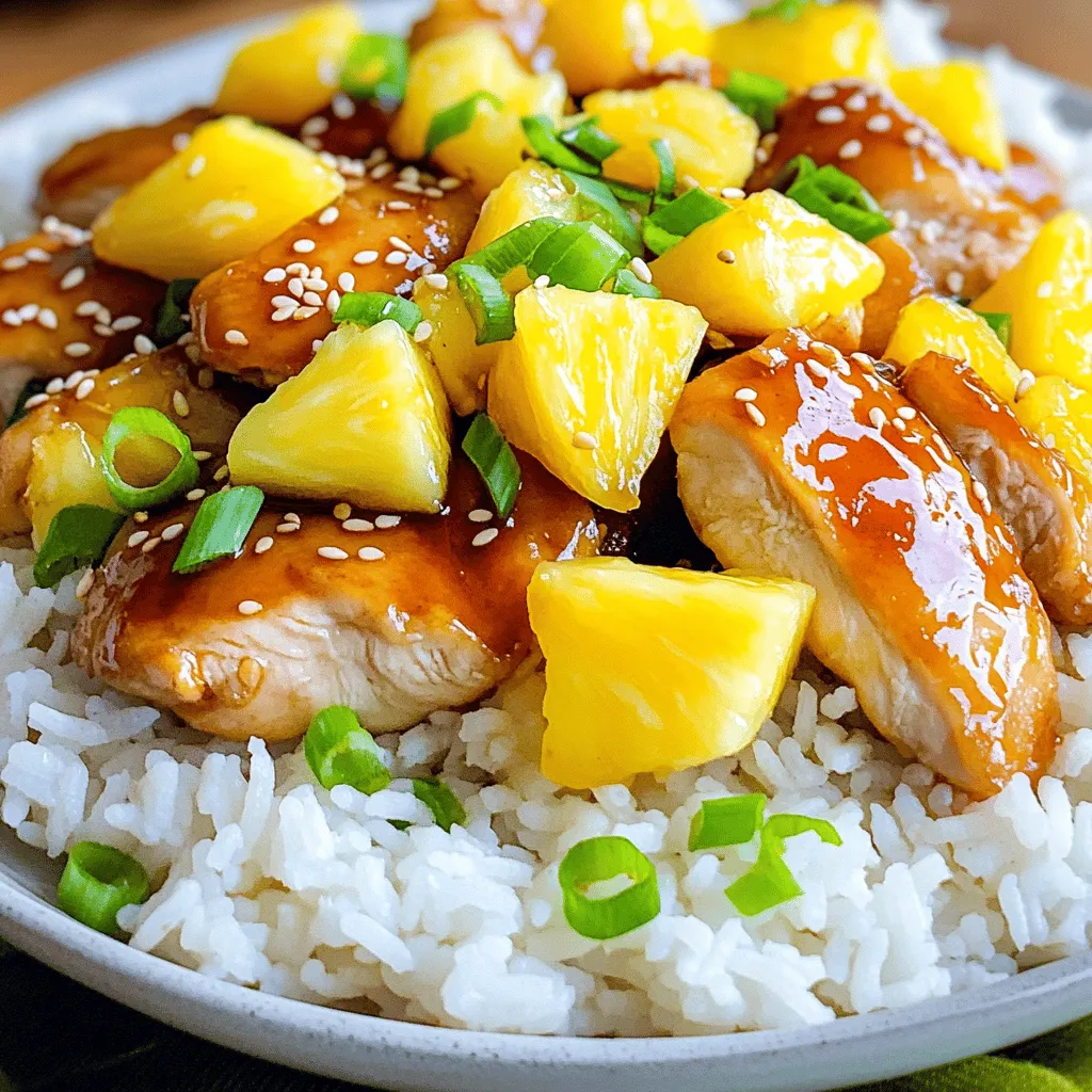 Pineapple Teriyaki Chicken Flavorful Dinner Recipe