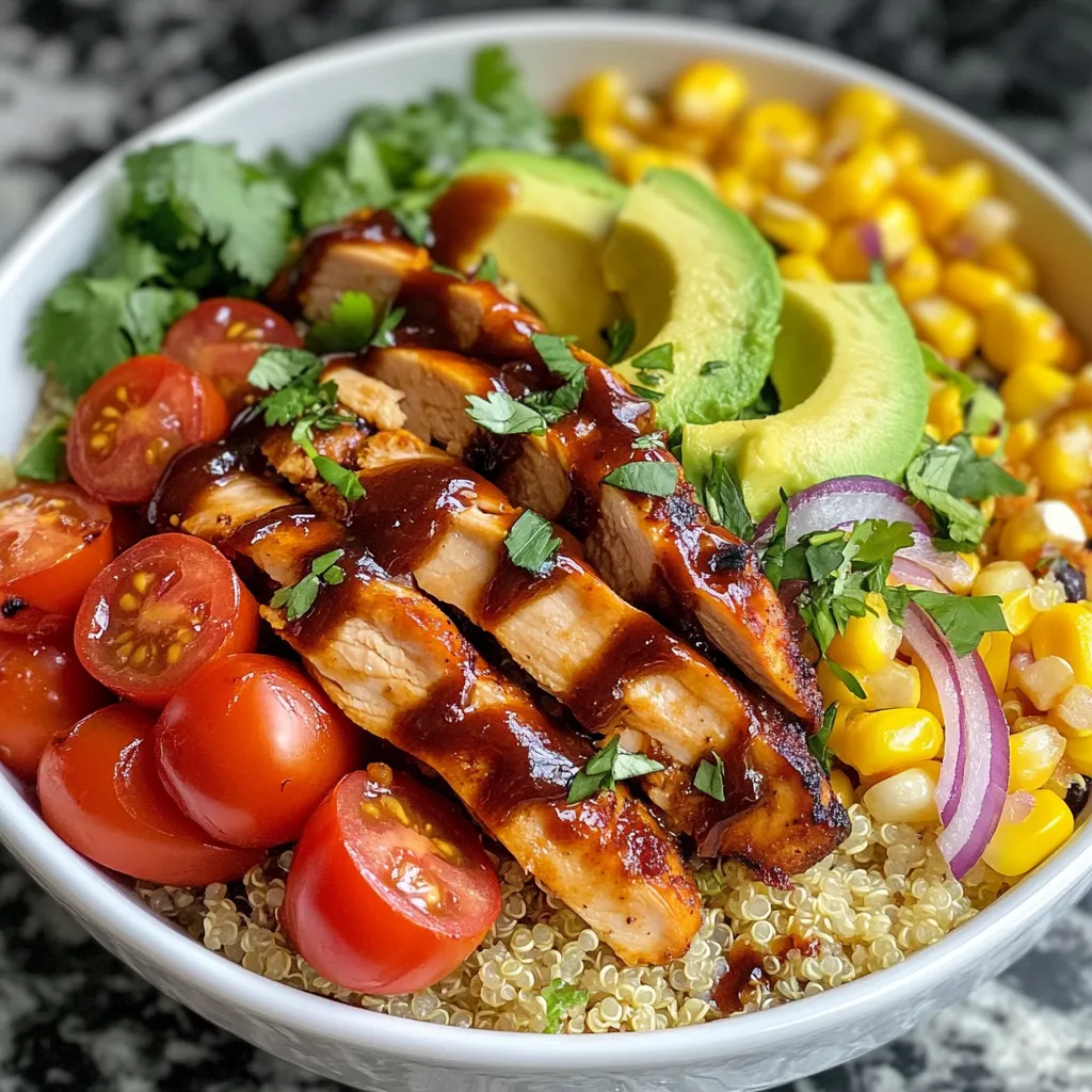 BBQ Chicken Quinoa Bowls Flavorful and Nutritious Meal