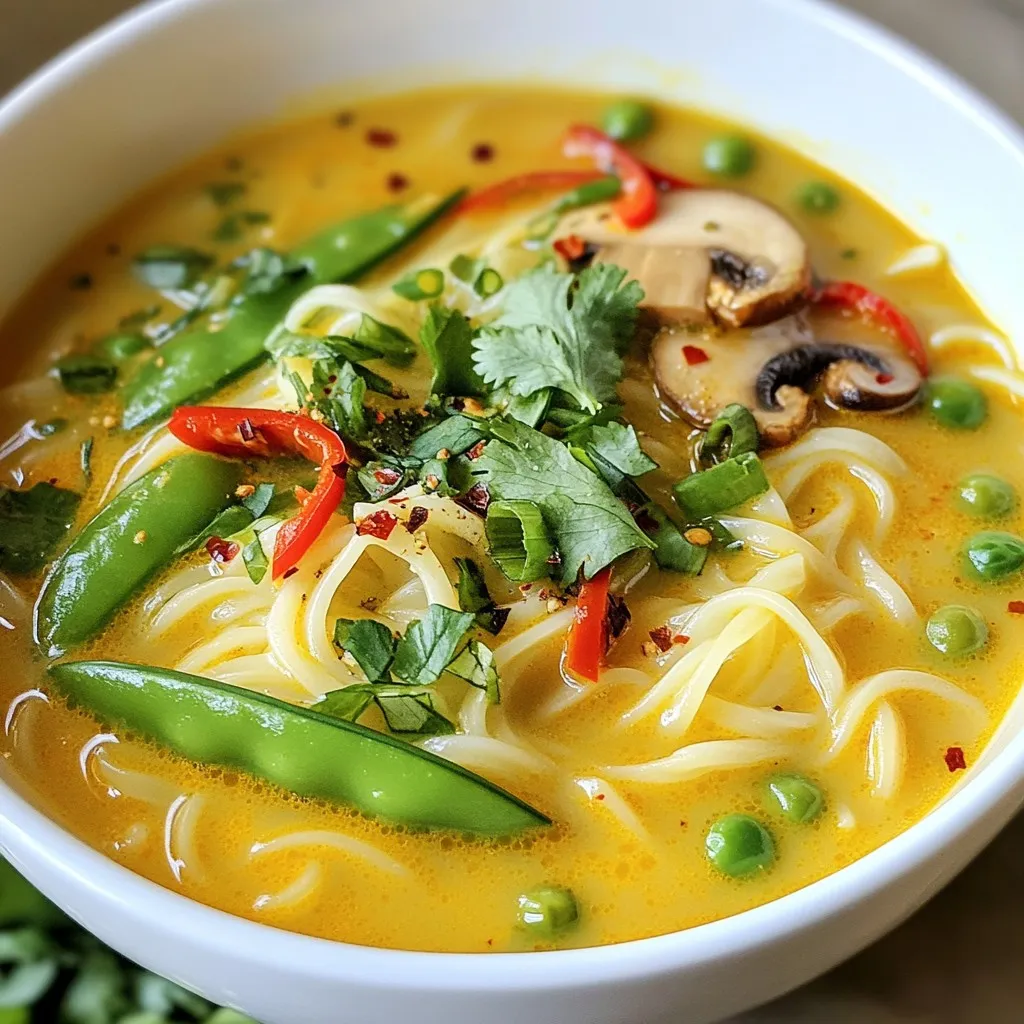 Thai Red Curry Noodle Soup Flavorful and Easy Recipe