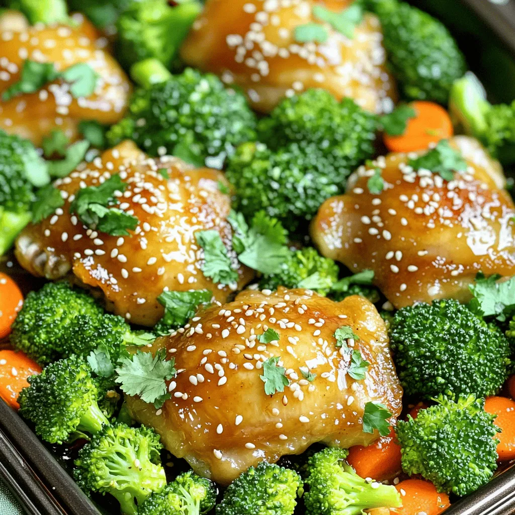 Sheet Pan Honey Garlic Chicken Quick and Tasty Meal
