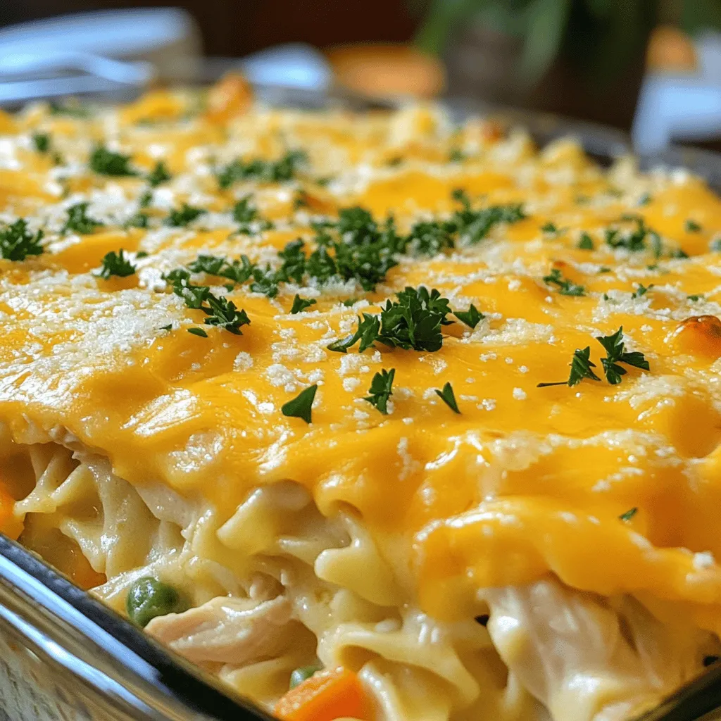 Easy Chicken Noodle Casserole Simple and Tasty Dish