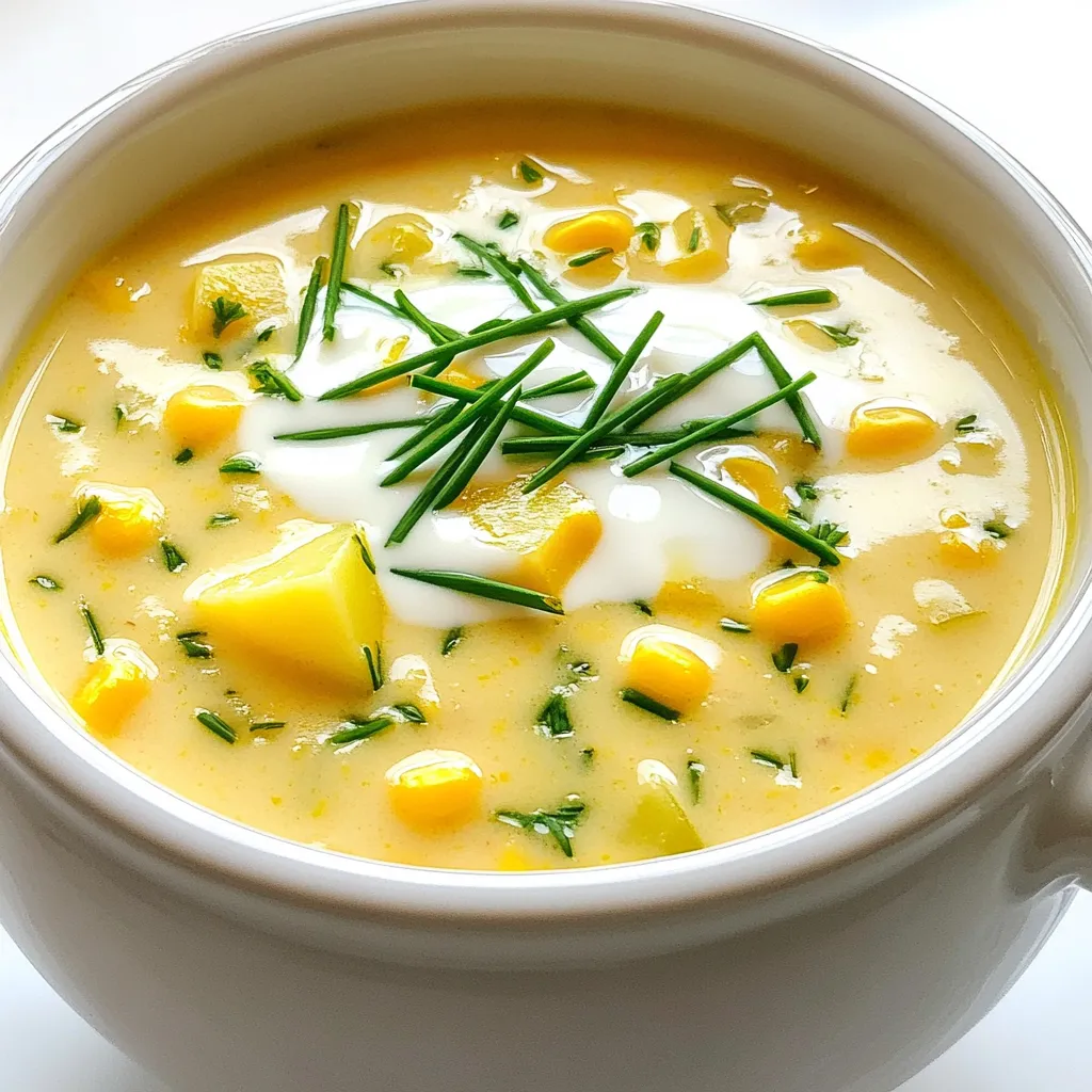 Slow Cooker Creamy Corn Chowder Flavorful and Easy