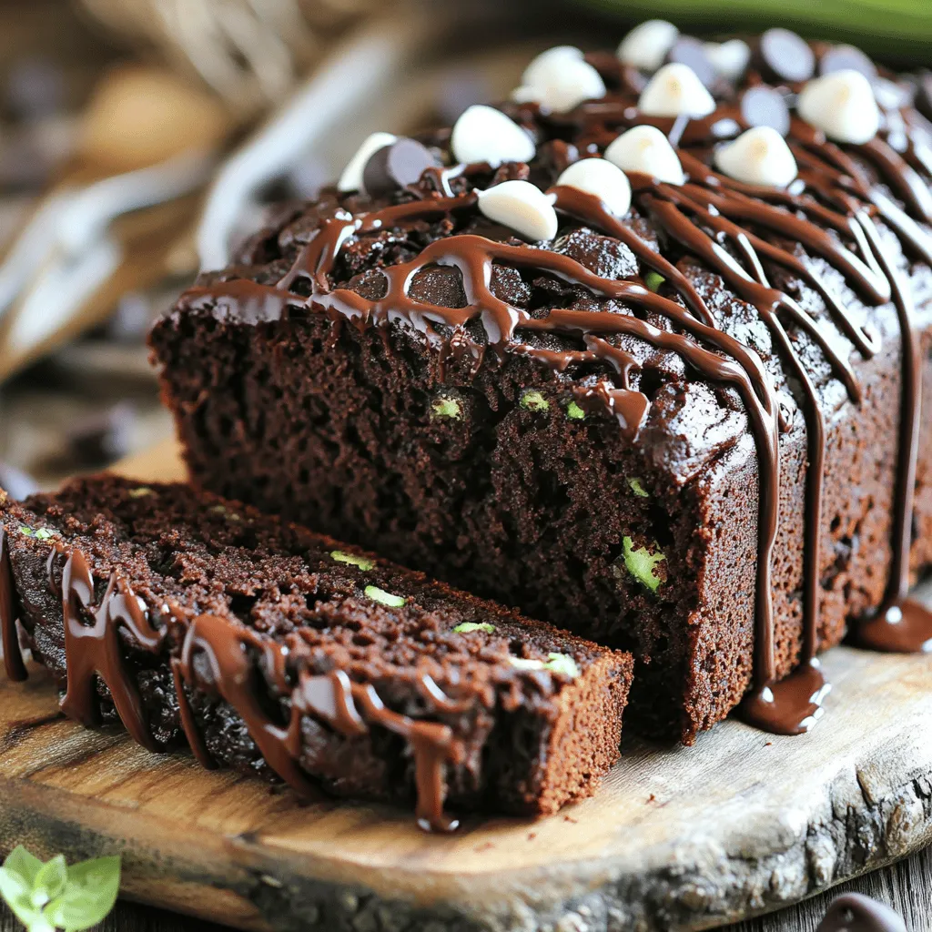 Triple Chocolate Zucchini Bread Rich and Moist Delight