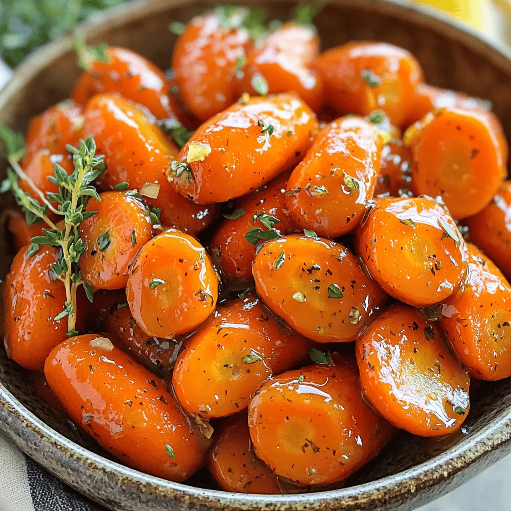 Honey Garlic Glazed Carrots Delightful Side Dish