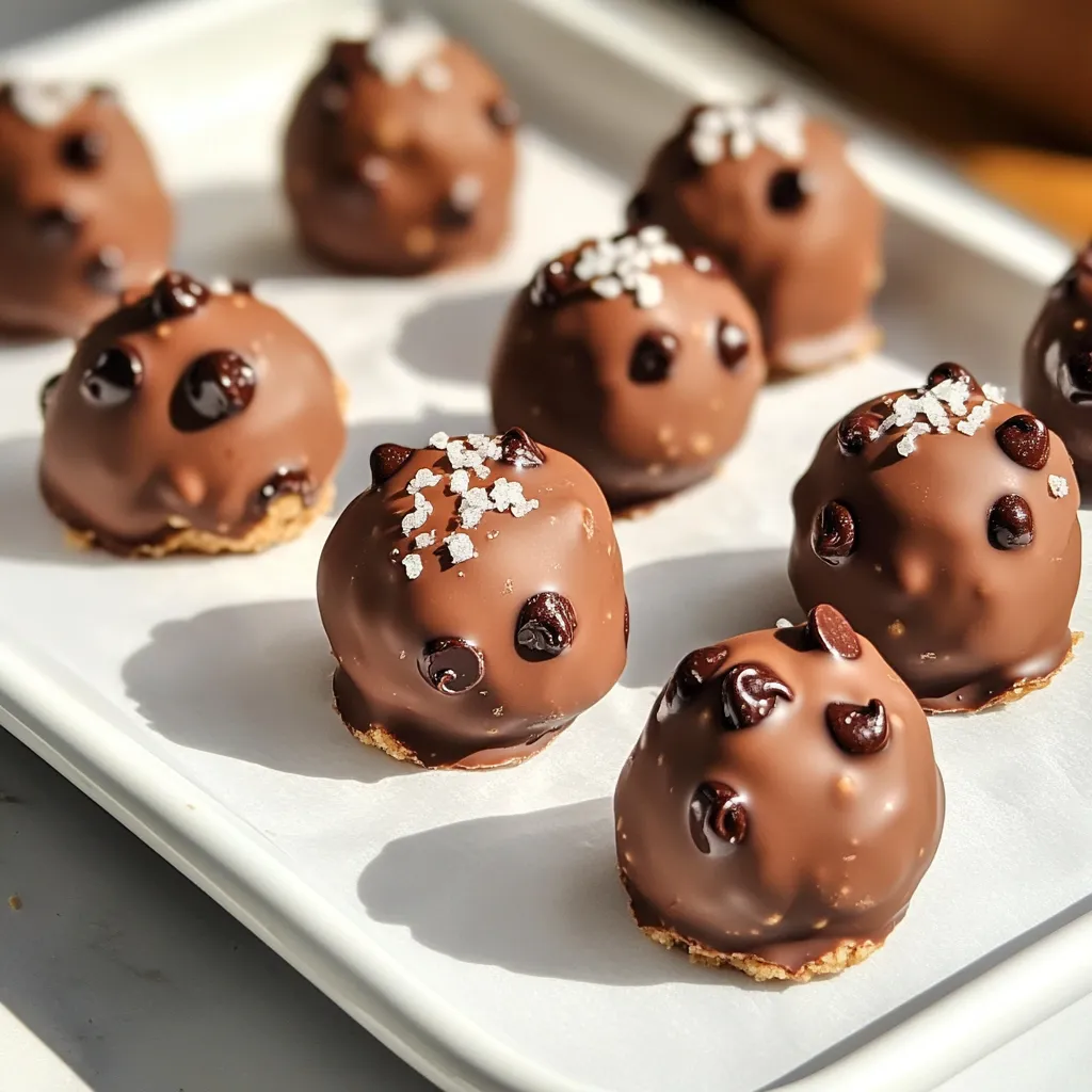 Chocolate Chip Cookie Dough Truffles Delightful Treat