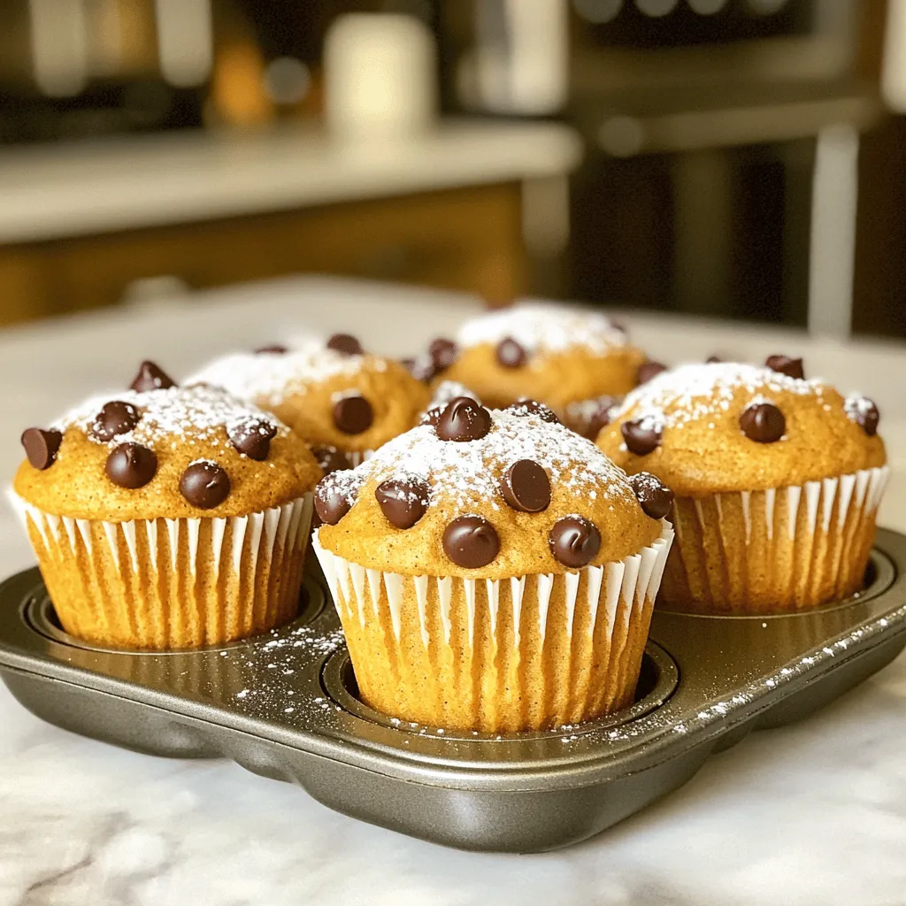 Chocolate Chip Pumpkin Muffins Simple and Tasty Treat