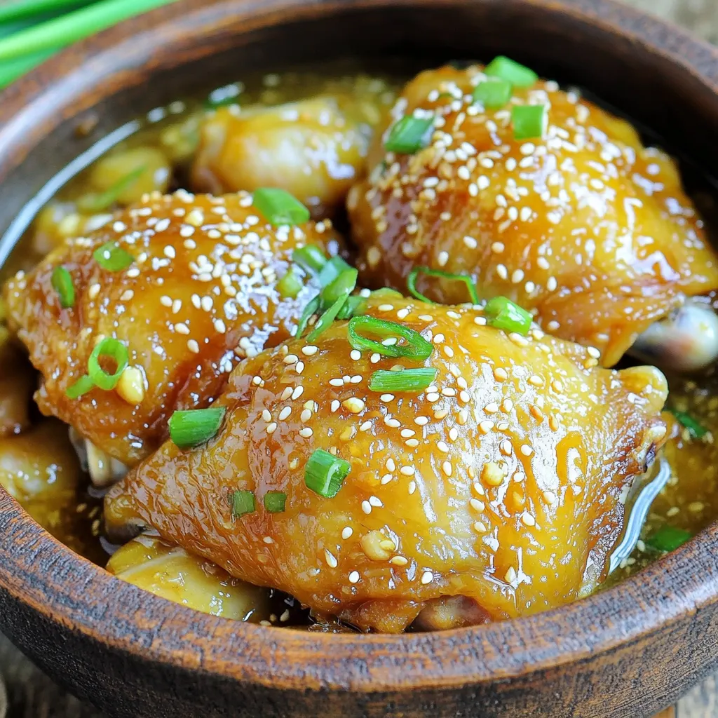 Slow Cooker Honey Garlic Chicken Thighs Flavor Boost