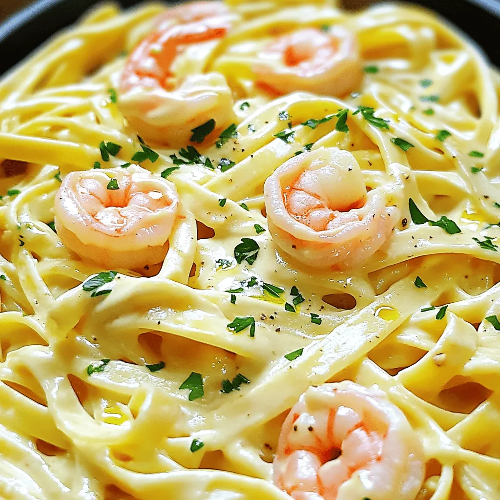 Creamy Shrimp Pasta Delightful and Easy Dish