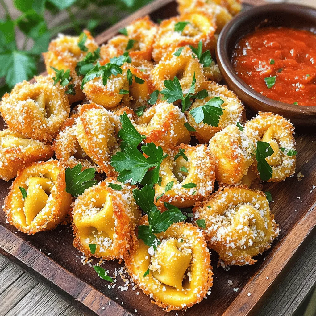 Quick Crispy Parmesan Fried Tortellini Delightful Snack