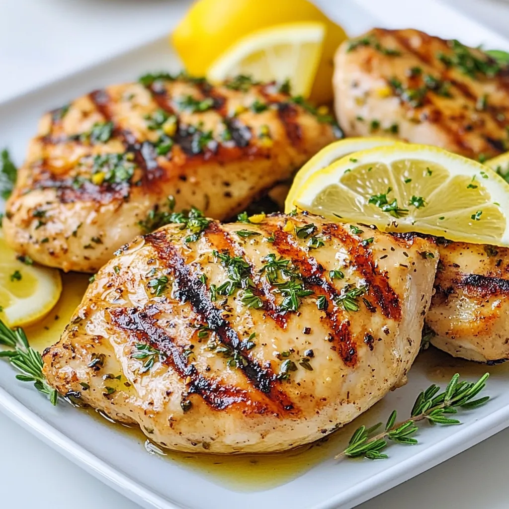 Lemon Herb Grilled Chicken Flavorful and Easy Recipe