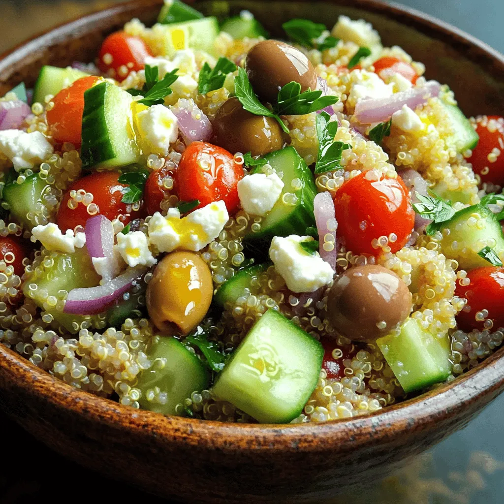 Mediterranean Quinoa Bowl Flavorful Healthy Meal