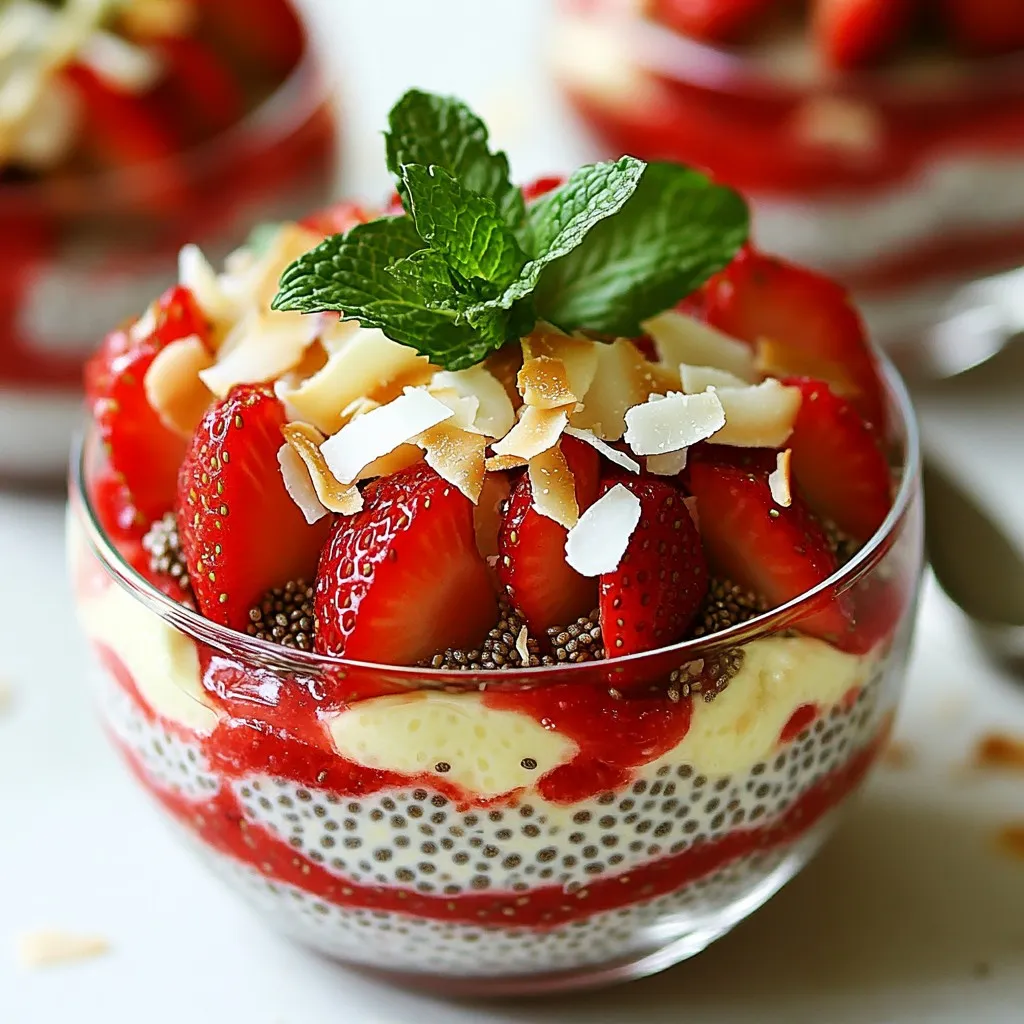 Strawberry Coconut Chia Pudding Simple and Tasty Delight