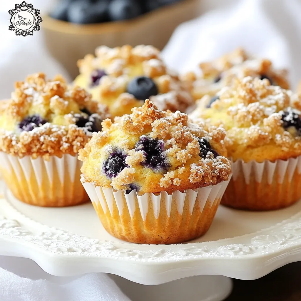 Blueberry Streusel Muffins Delicious and Easy Recipe