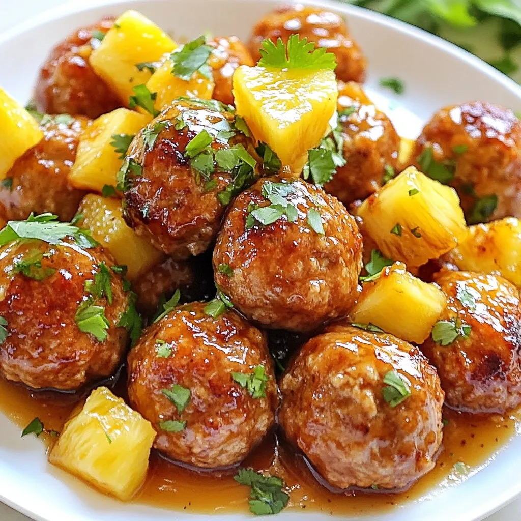 Pineapple Teriyaki Meatballs Flavorful and Easy Recipe