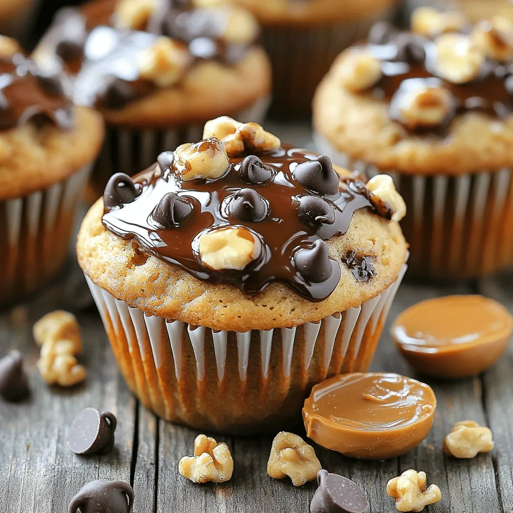 Peanut Butter Chocolate Chip Banana Muffins Recipe