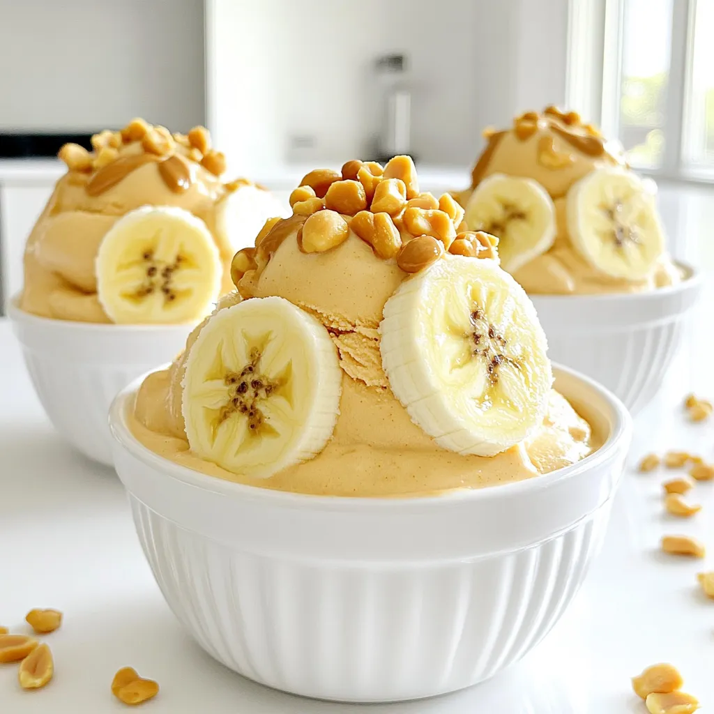 Peanut Butter Banana Nice Cream Tasty Frozen Treat