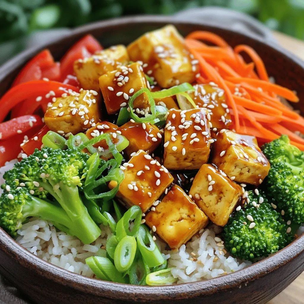 Teriyaki Tofu Rice Bowls Flavorful Weeknight Meal