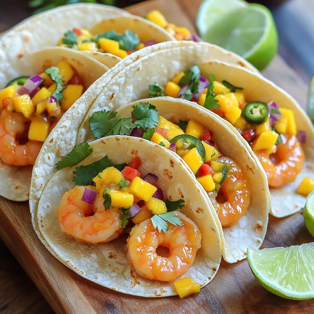 Spicy Mango Shrimp Tacos Flavorful and Simple Recipe