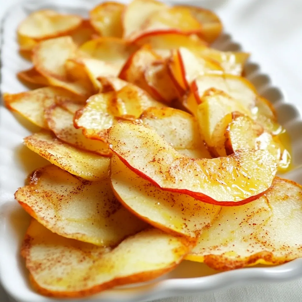 Air Fryer Cinnamon Apple Chips Crunchy and Tasty Snack