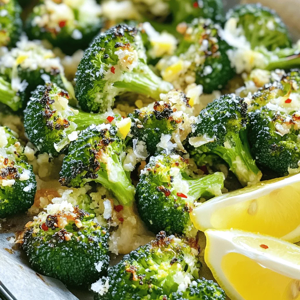 Garlic Parmesan Roasted Broccoli Simple and Tasty Dish