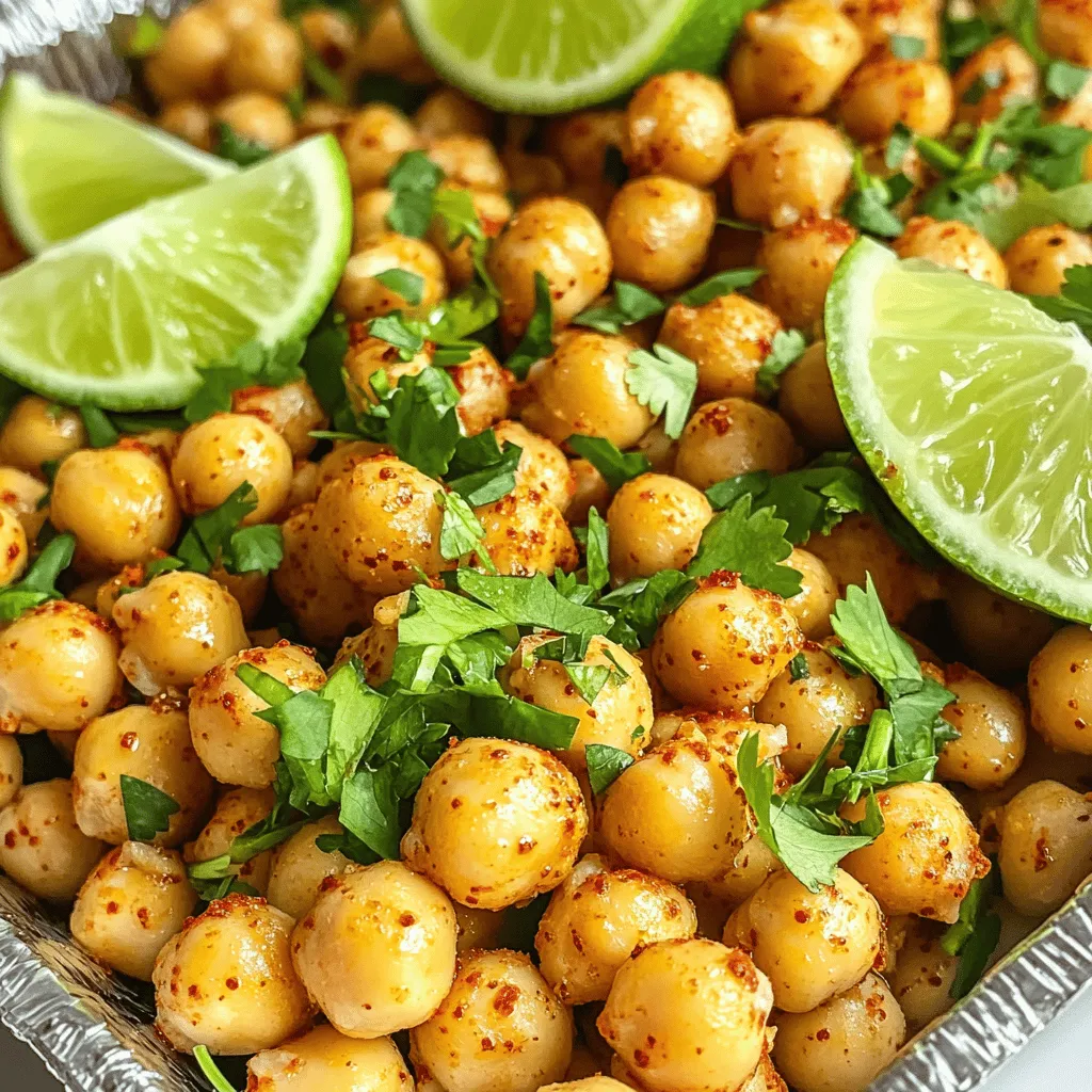 Spicy Chili Lime Chickpeas Crunchy and Flavorful Snack