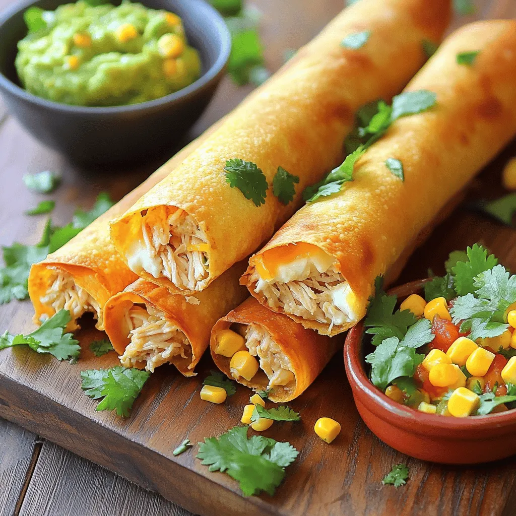 Easy Chicken Taquitos Tasty and Quick Dinner Recipe