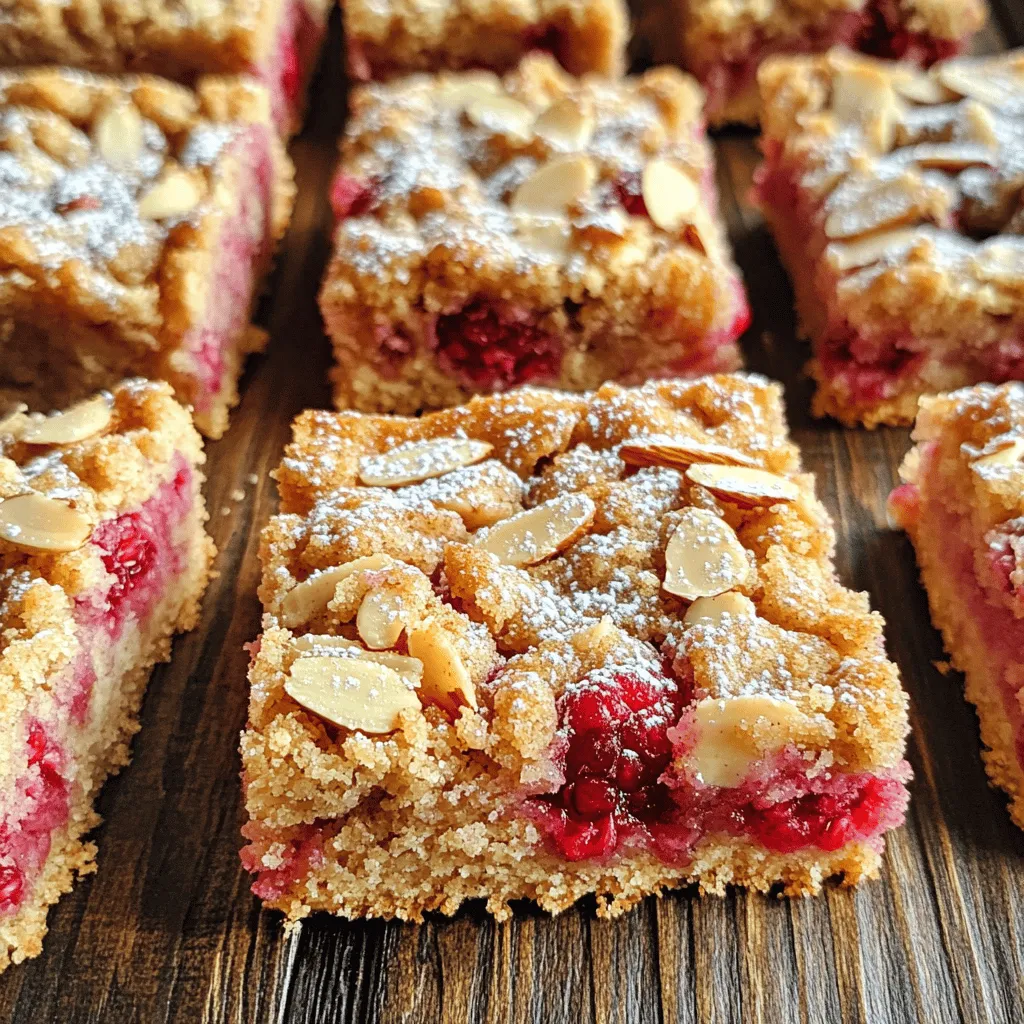 Raspberry Almond Crumb Bars Simple and Tasty Recipe