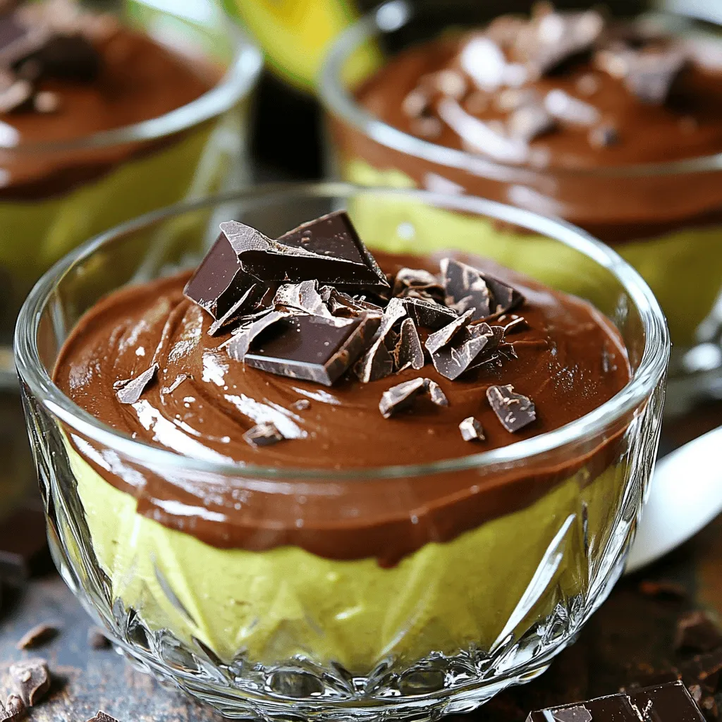 Avocado Chocolate Mousse Easy and Healthy Dessert