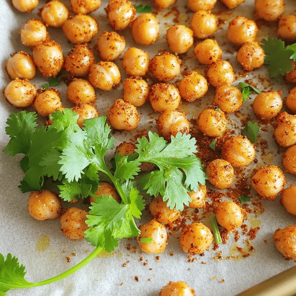Spicy Roasted Chickpeas Crunchy and Flavorful Snack
