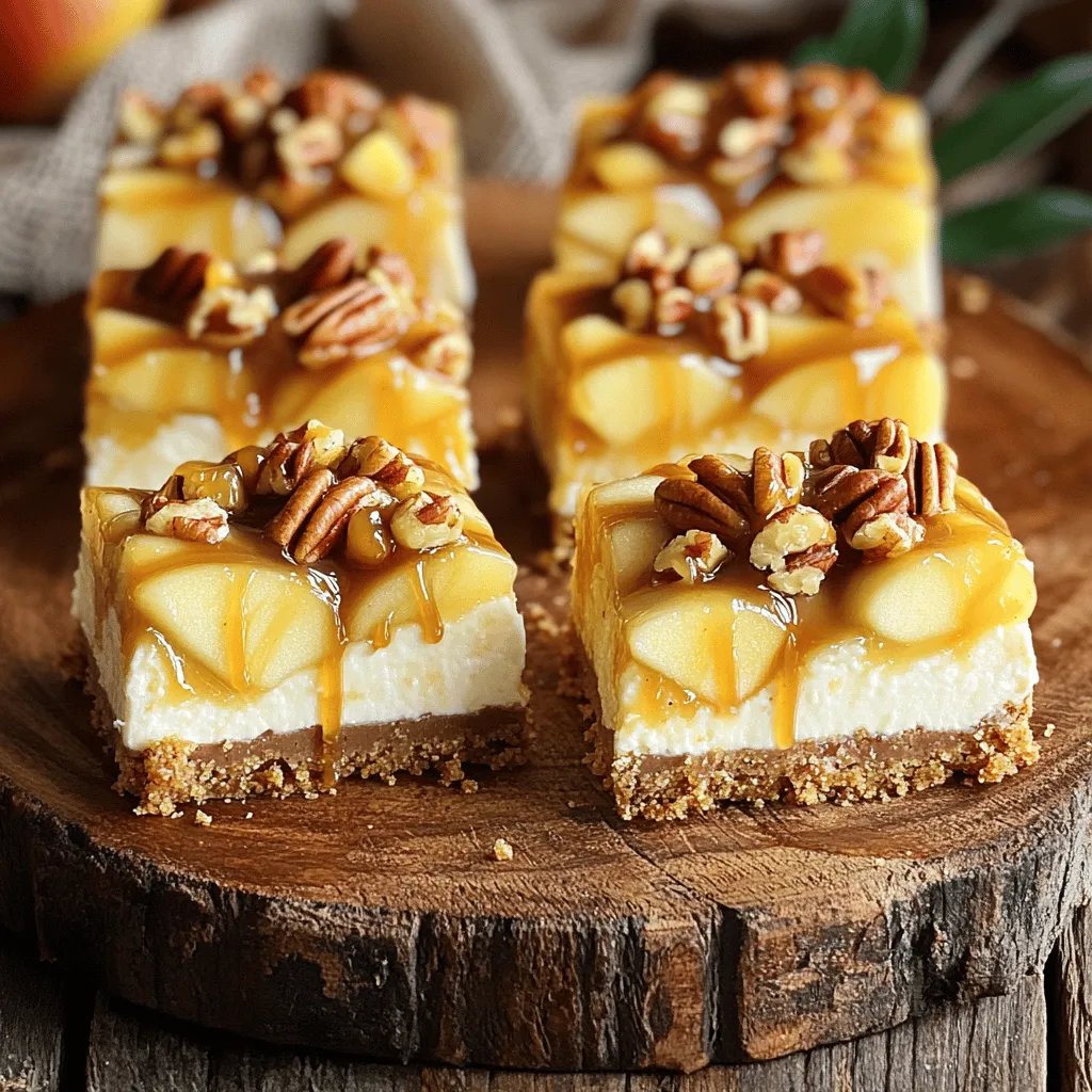 Caramel Apple Cheesecake Bars Irresistible Recipe