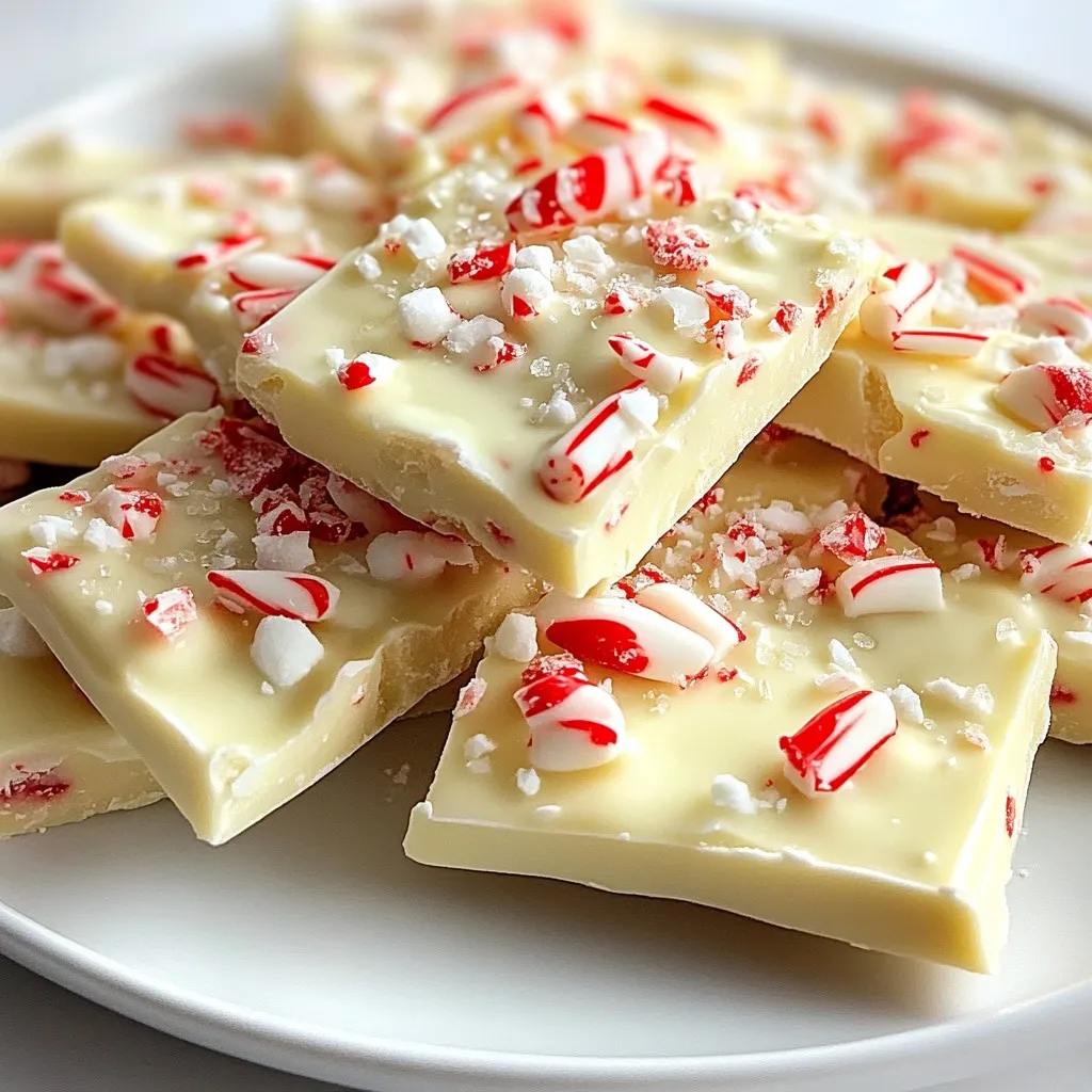 White Chocolate Peppermint Bark Irresistible Holiday Treat