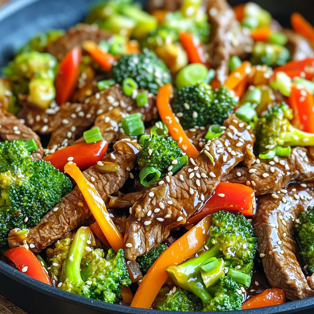 Minute Sesame Teriyaki Beef Skillet Easy Dinner Recipe