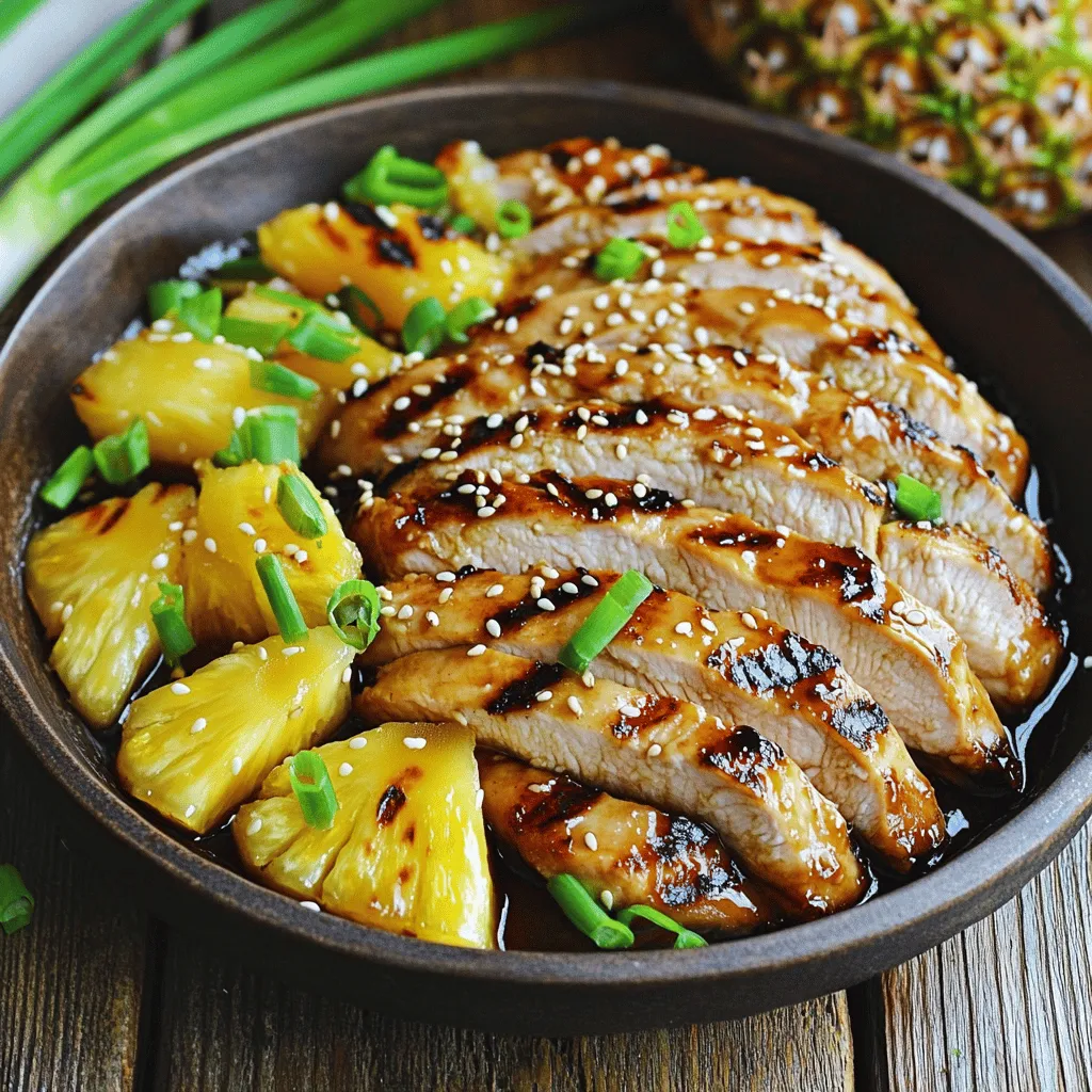 Grilled Pineapple Teriyaki Chicken Flavorful Meal Idea
