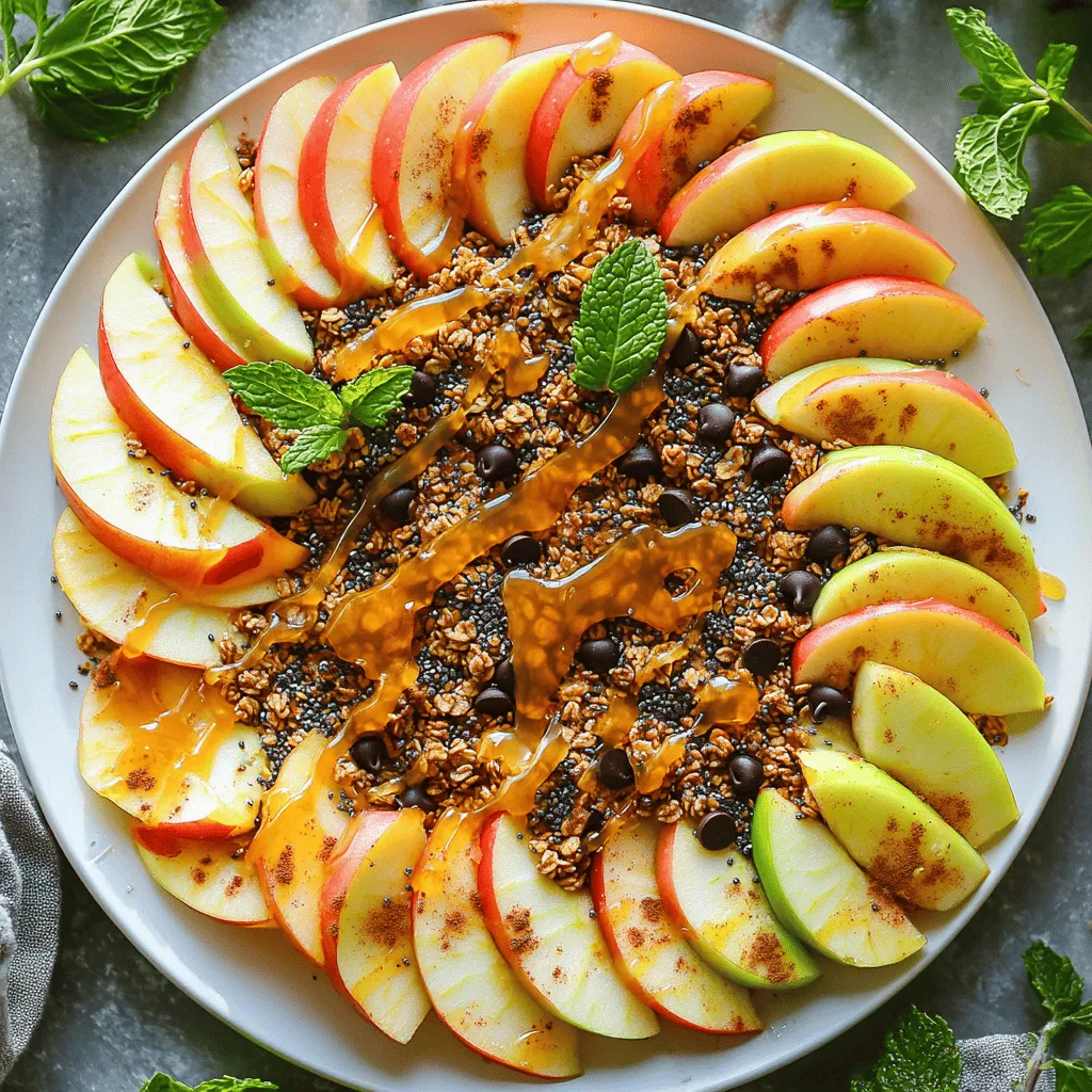 Healthy Apple Nachos Simple and Tasty Snack Idea