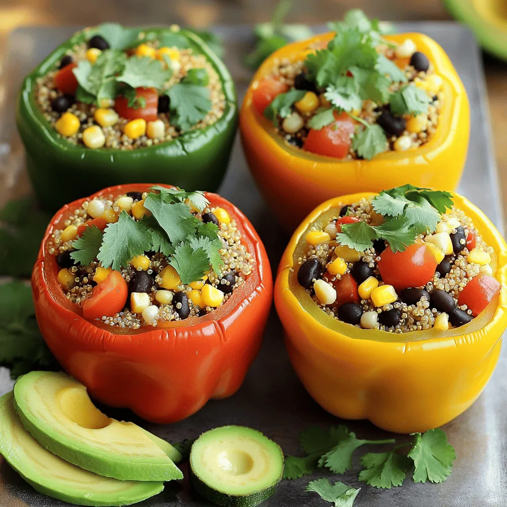 Vegan Quinoa Stuffed Peppers Flavorful and Healthy Dish