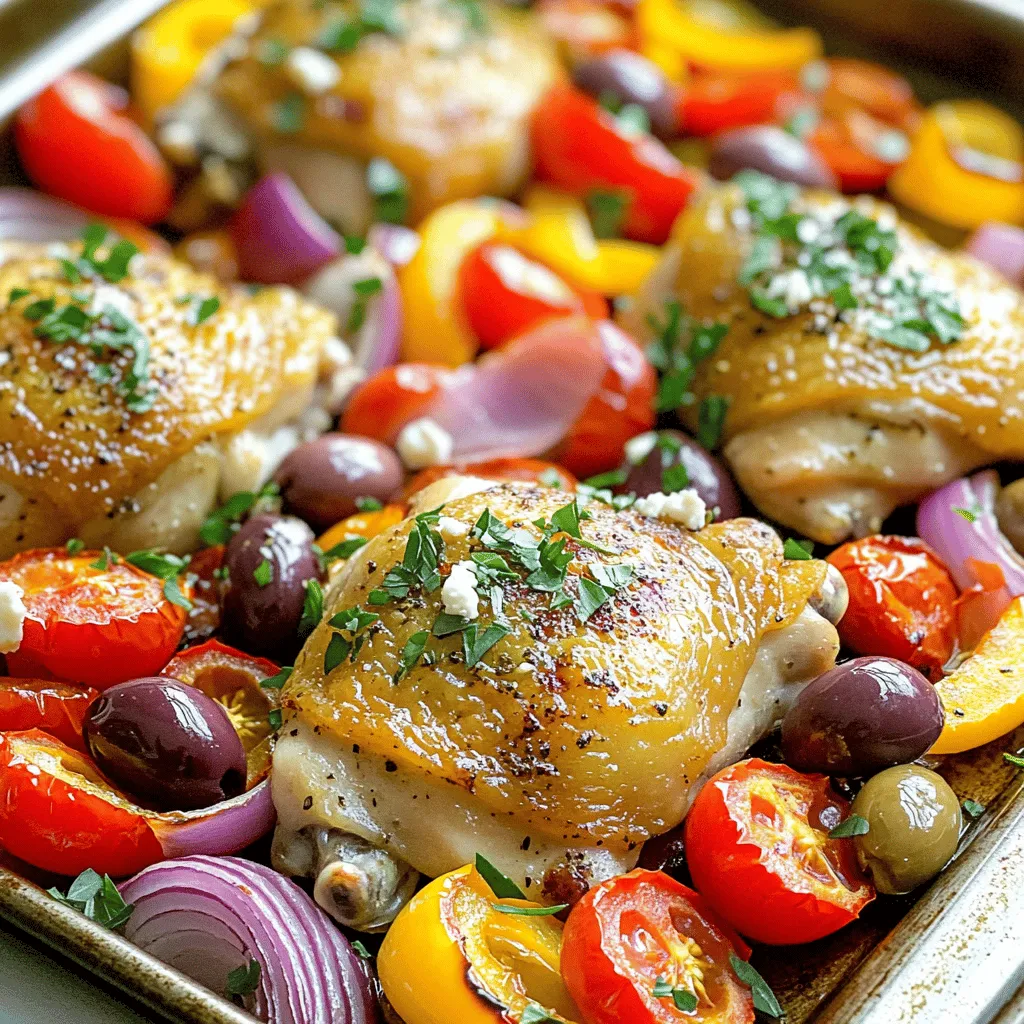 Greek Chicken Sheet Pan Dinner Full of Flavor