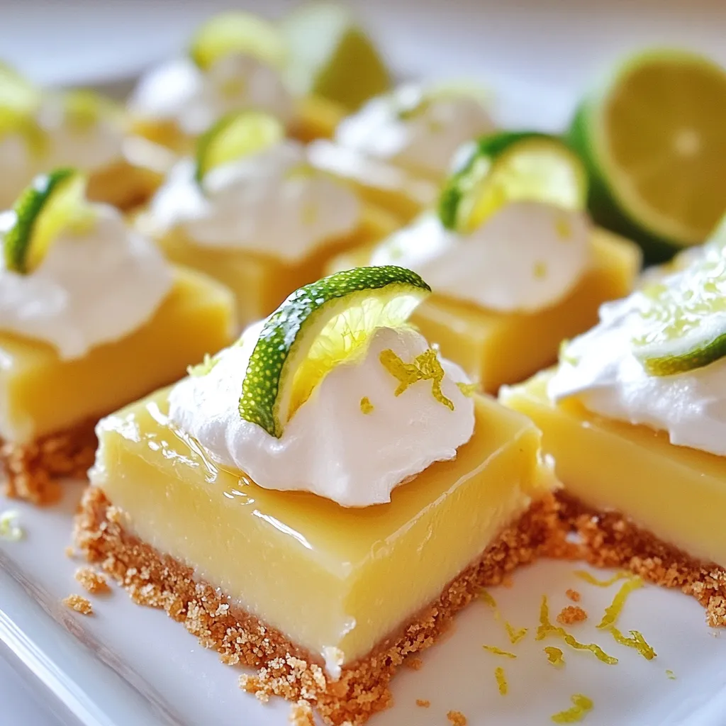 Key Lime Pie Bars Delightful Citrus Dessert Recipe