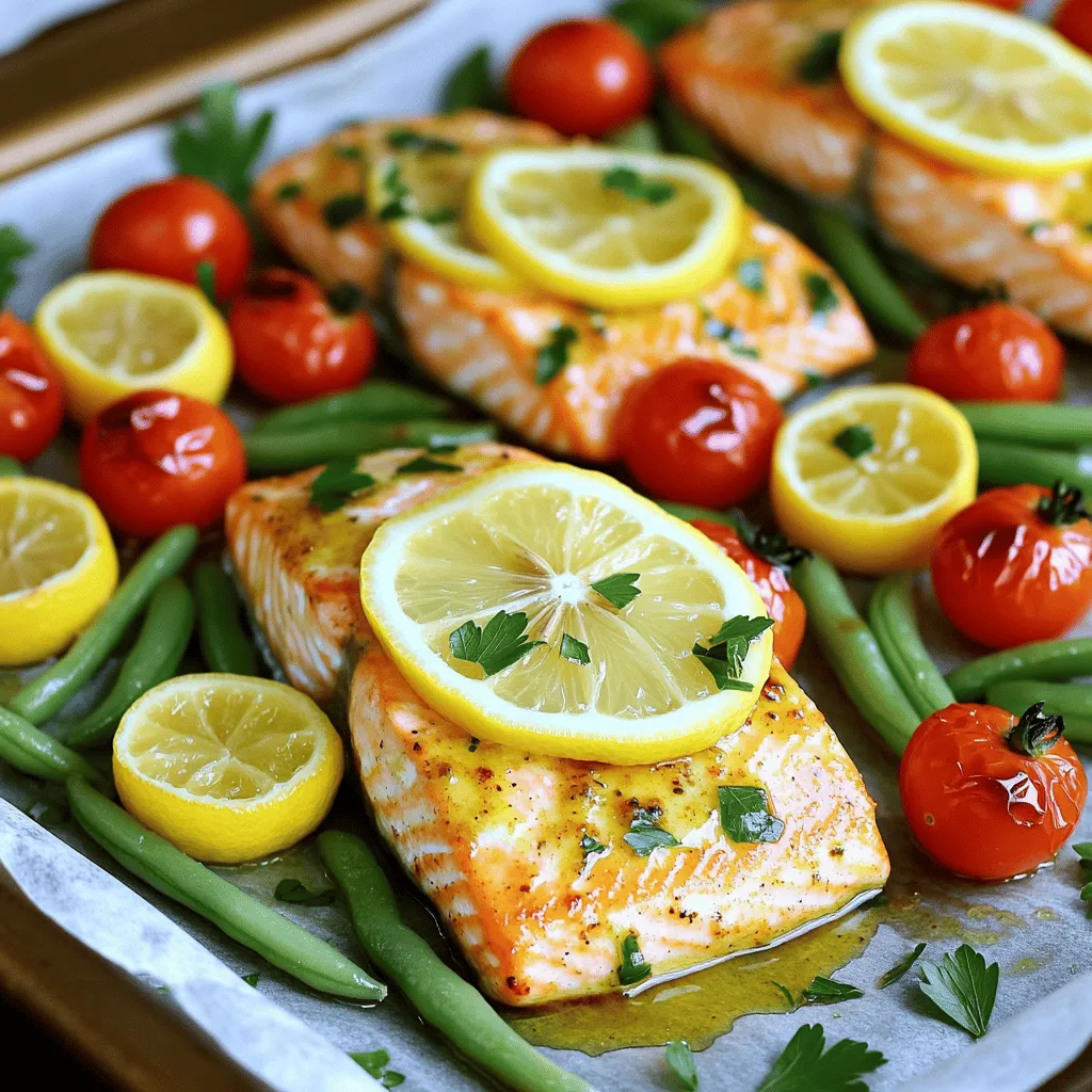 Sheet Pan Lemon Garlic Salmon Flavorful and Quick Meal