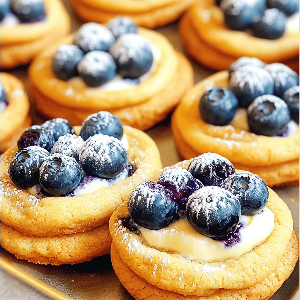 Easy Blueberry Cheesecake Cookies Delightful Dessert