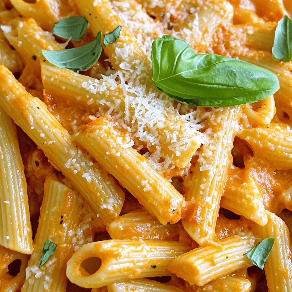 Creamy Roasted Red Pepper Pasta Simple and Tasty Dish