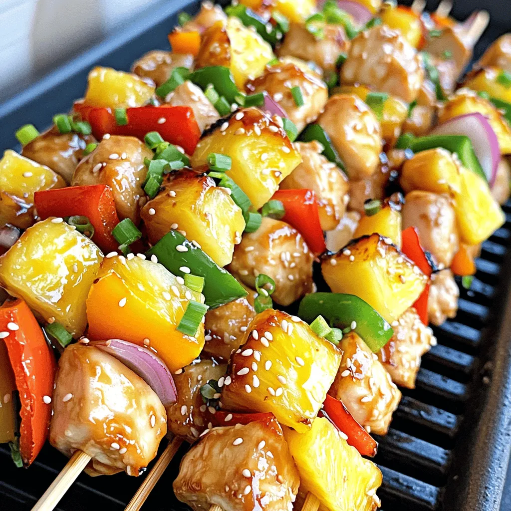 Teriyaki Pineapple Chicken Kabobs Flavorful Recipe